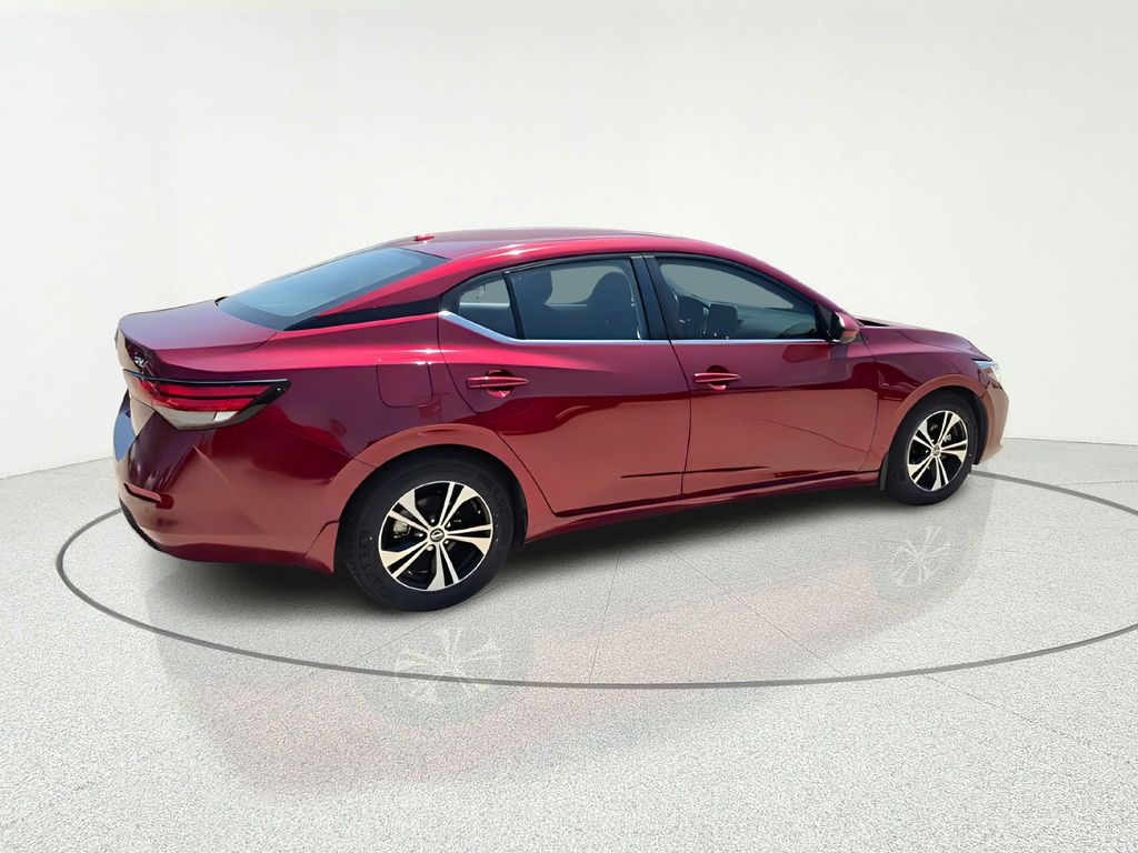 2023 Nissan Sentra SV Red at Texan Dodge Chrysler Jeep Ram