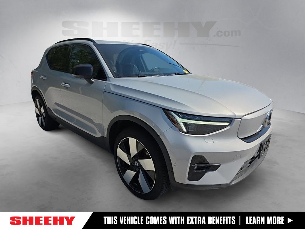 Silver Dawn Metallic 2023 Volvo XC40 Recharge SUV / Crossover All-Wheel Drive 1-Speed Automatic