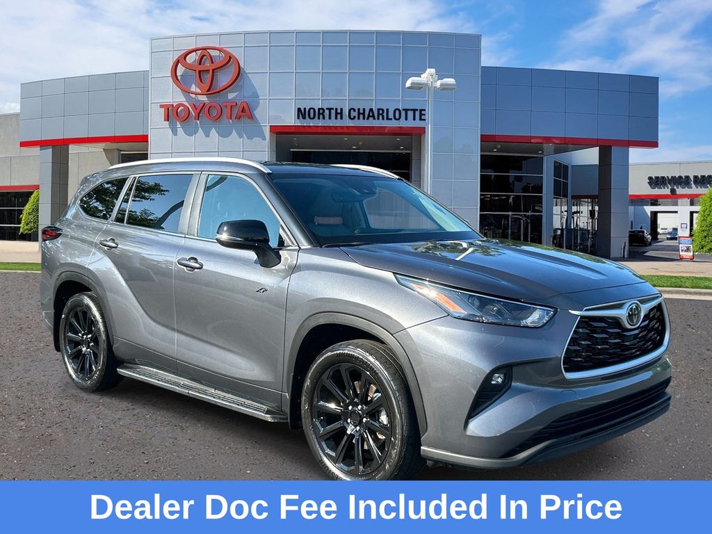 Magnetic Gray Metallic 2025 Toyota Highlander SUV / Crossover Front-Wheel Drive 8-Speed Automatic