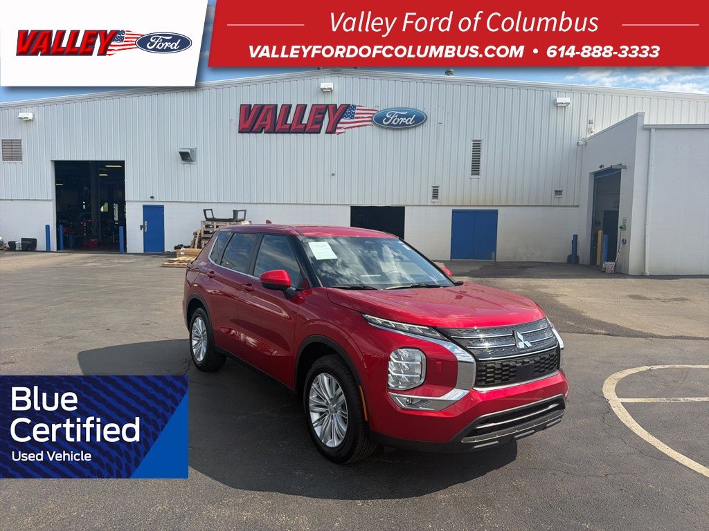 Red Diamond 2024 Mitsubishi Outlander ES S-AWC SUV / Crossover All-Wheel Drive Continuously Variable Transmission