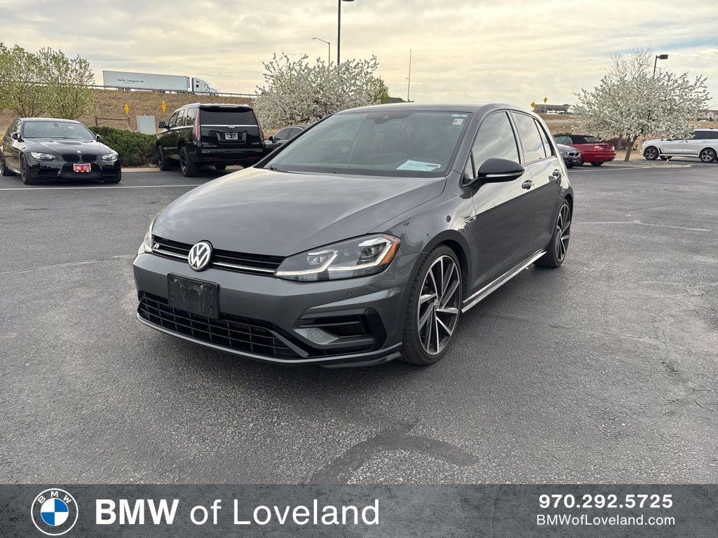 Gray 2018 Volkswagen Golf R 4-Door AWD Hatchback All-Wheel Drive 7-Speed Dual Clutch