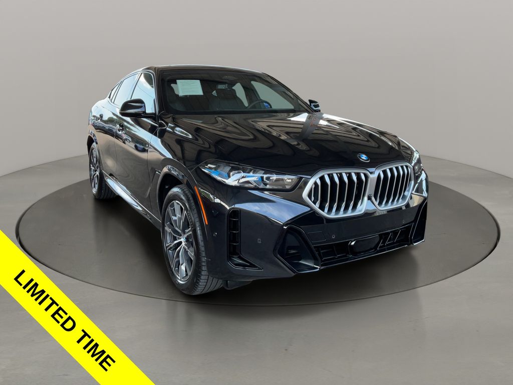 Black Sapphire Metallic 2025 BMW X6 SUV / Crossover All-Wheel Drive 8-Speed Automatic