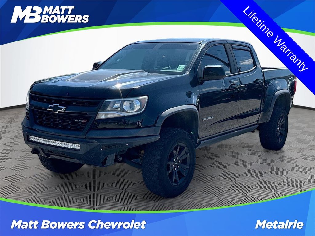 Black 2017 Chevrolet Colorado ZR2 Crew Cab 4WD Pickup Truck Four-Wheel Drive 8-Speed Automatic
