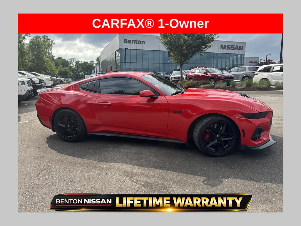 Race Red 2024 Ford Mustang GT Fastback RWD Coupe Rear-Wheel Drive Automatic
