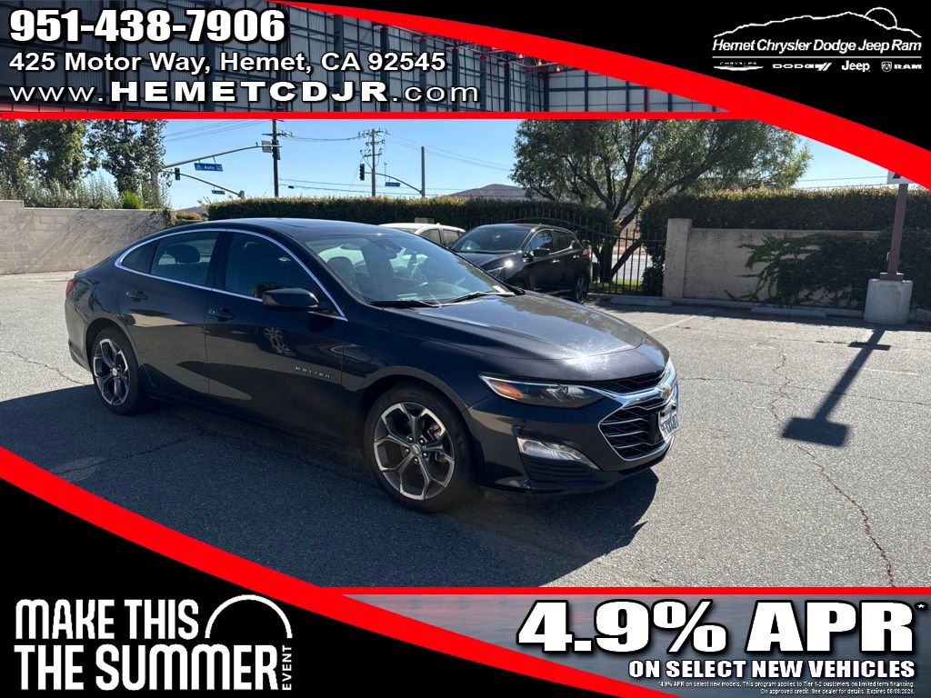 Dark Ash Metallic 2023 Chevrolet Malibu Sedan Front-Wheel Drive Continuously Variable Transmission