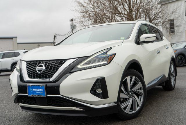 White 2021 Nissan Murano SL AWD SUV / Crossover All-Wheel Drive Continuously Variable Transmission