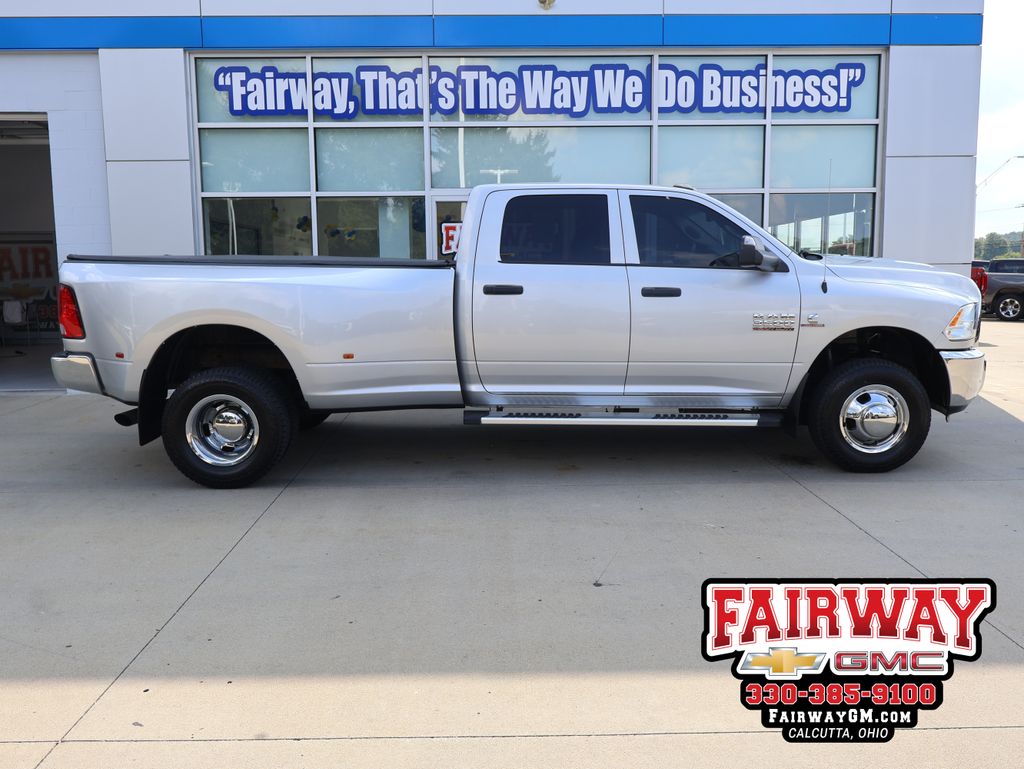 Bright Silver Metallic Clearcoat 2017 RAM 3500 Pickup Truck Four-Wheel Drive 6-Speed Automatic