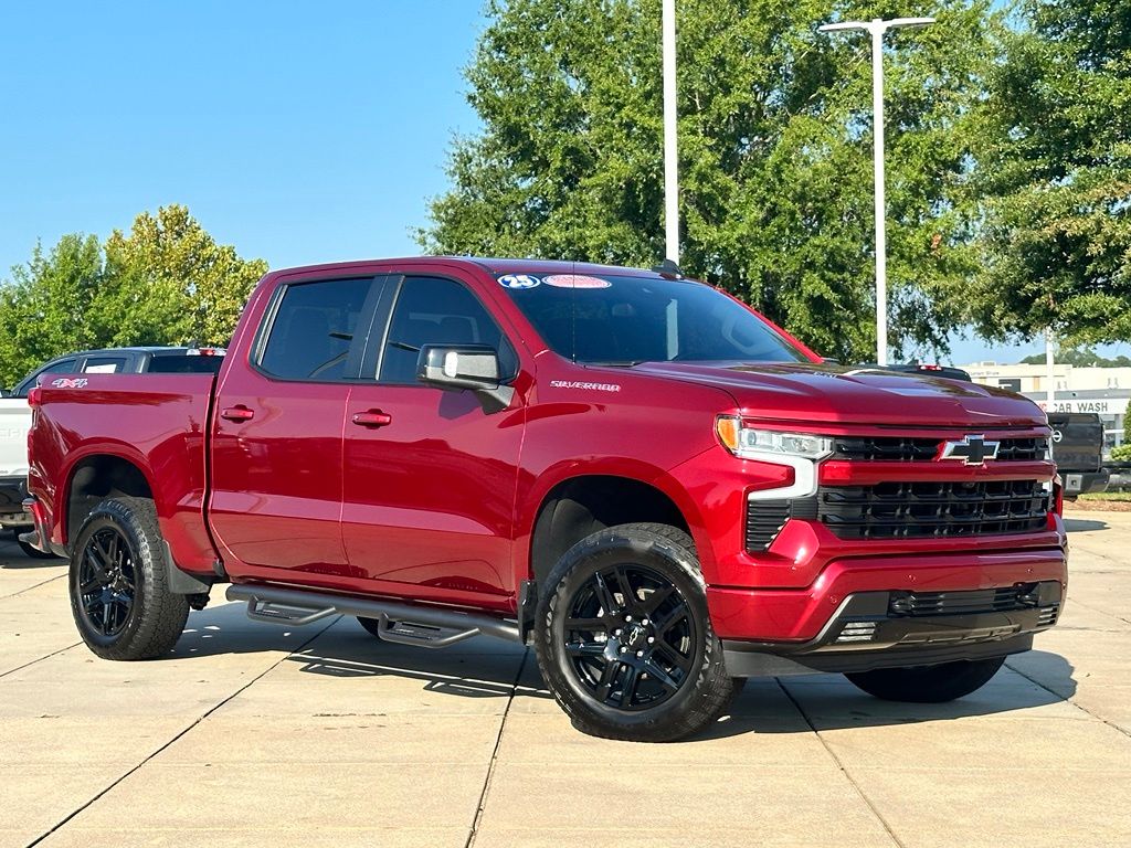 Radiant Red Tintcoat 2025 Chevrolet Silverado 1500 Pickup Truck Four-Wheel Drive Automatic