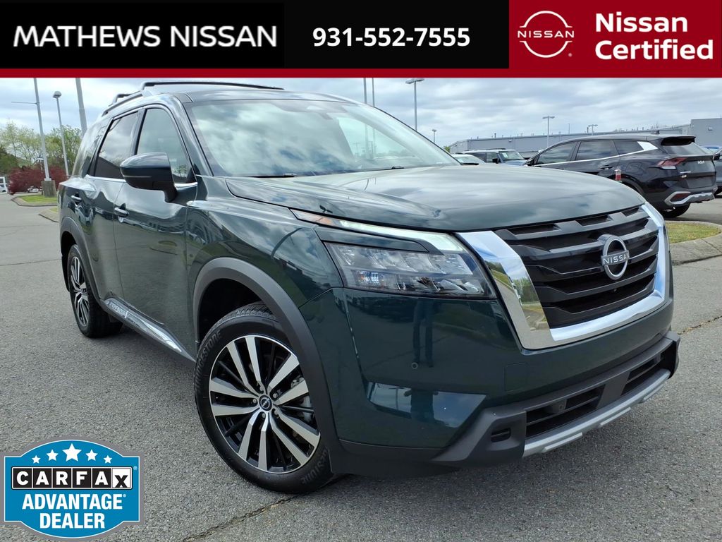 Green Pearl 2025 Nissan Pathfinder Platinum FWD SUV / Crossover Front-Wheel Drive 9-Speed Automatic