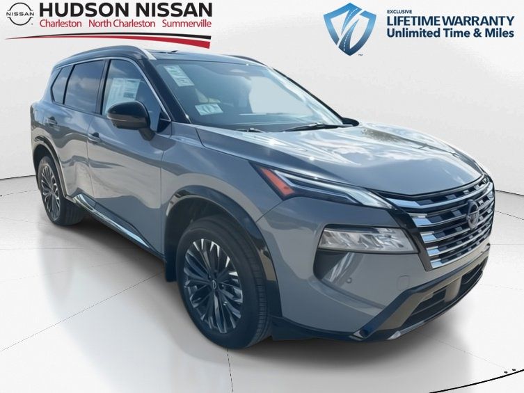 2025 Boulder Gray Pearl/Super Black Nissan Rogue Platinum FWD SUV