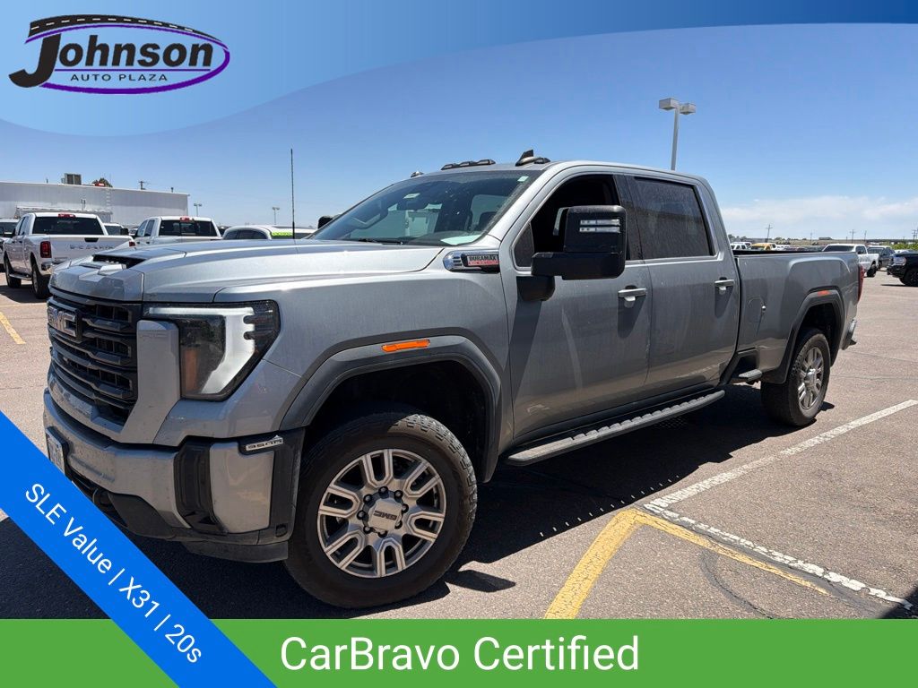 Sterling Metallic 2024 GMC Sierra 3500HD Pickup Truck Four-Wheel Drive Automatic