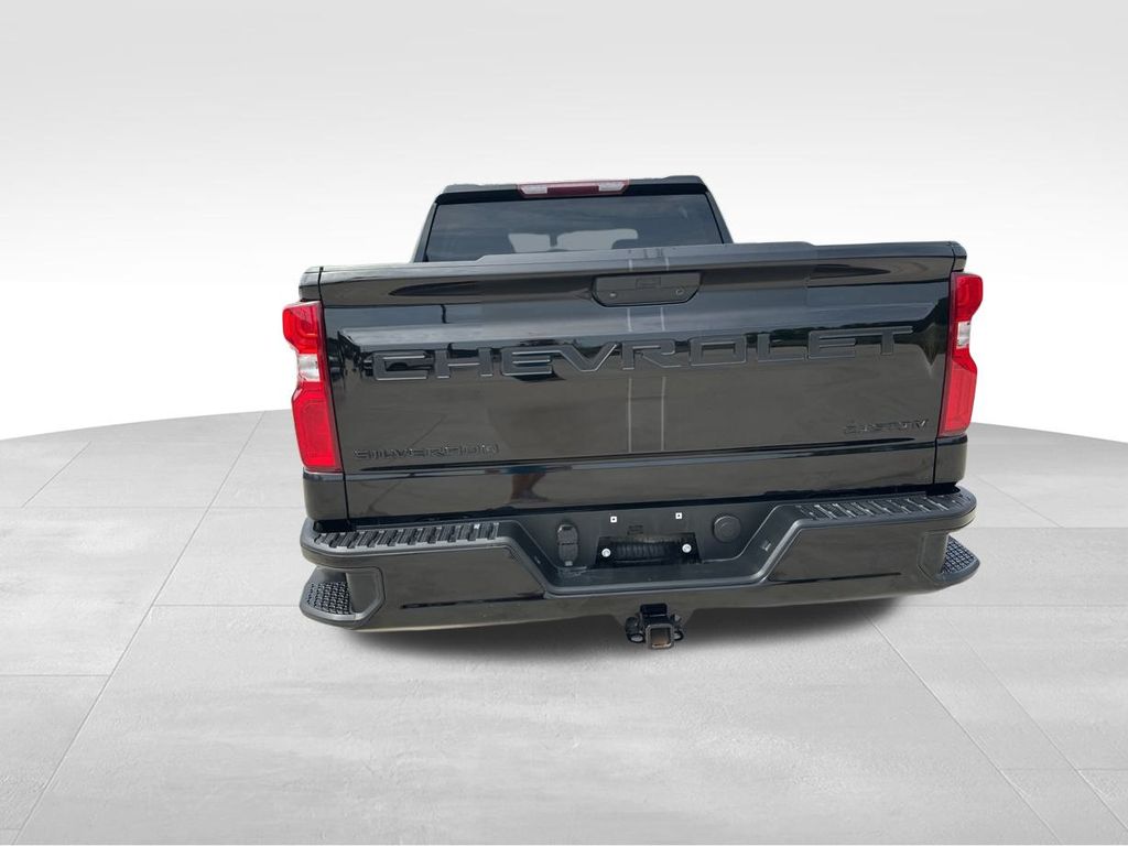 2021 Black Chevrolet Silverado 1500 Custom RWD Truck