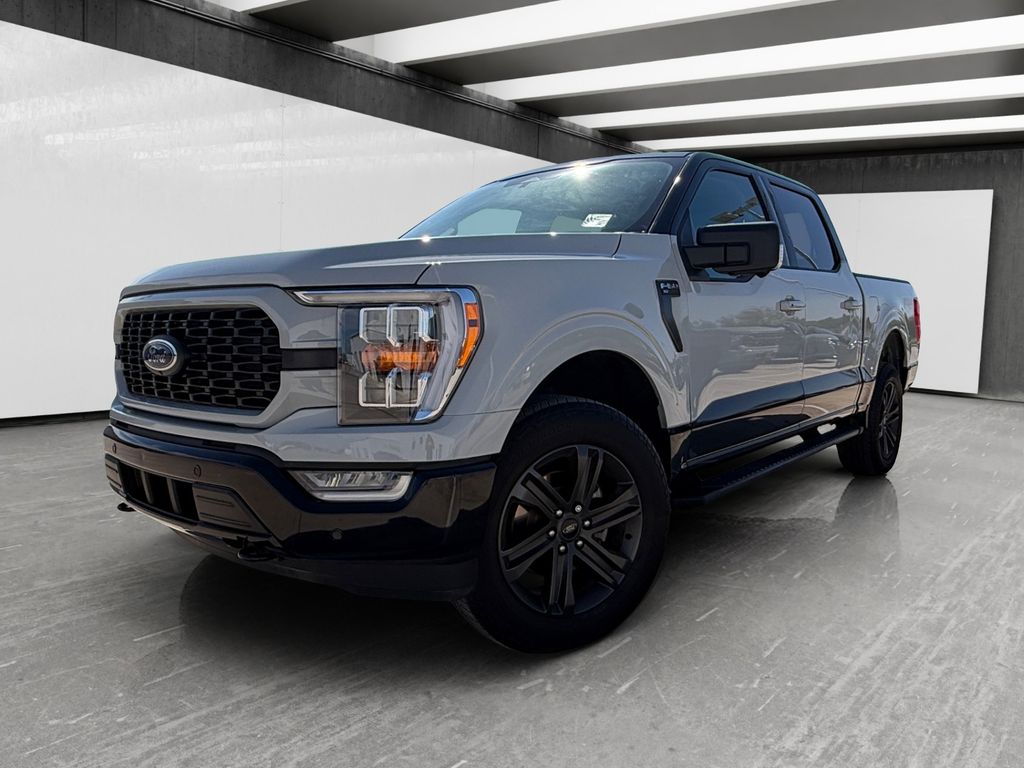 Black 2023 Ford F-150 Pickup Truck Four-Wheel Drive Automatic