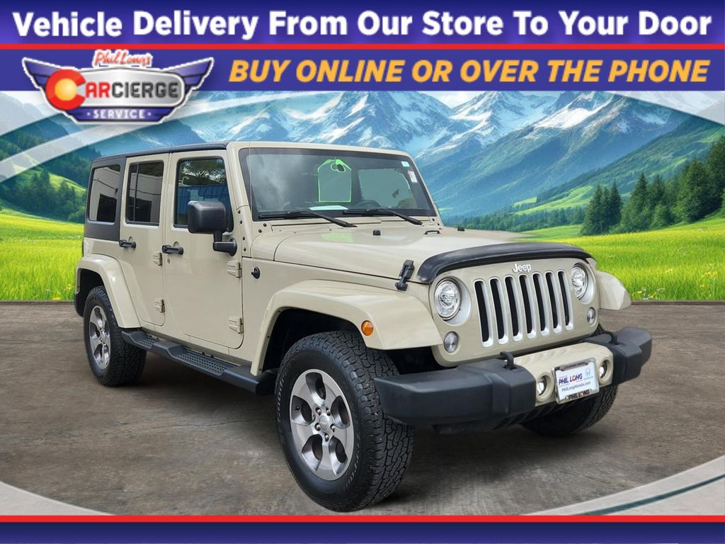 Brown (Gobi Clearcoat) 2017 Jeep Wrangler Unlimited Sahara 4WD SUV / Crossover Four-Wheel Drive 6-Speed Manual