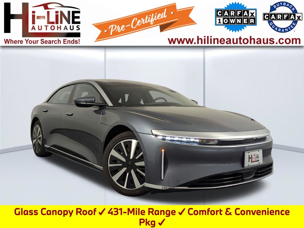 Fathom Blue Metallic 2024 Lucid Air Sedan All-Wheel Drive 1-Speed Automatic