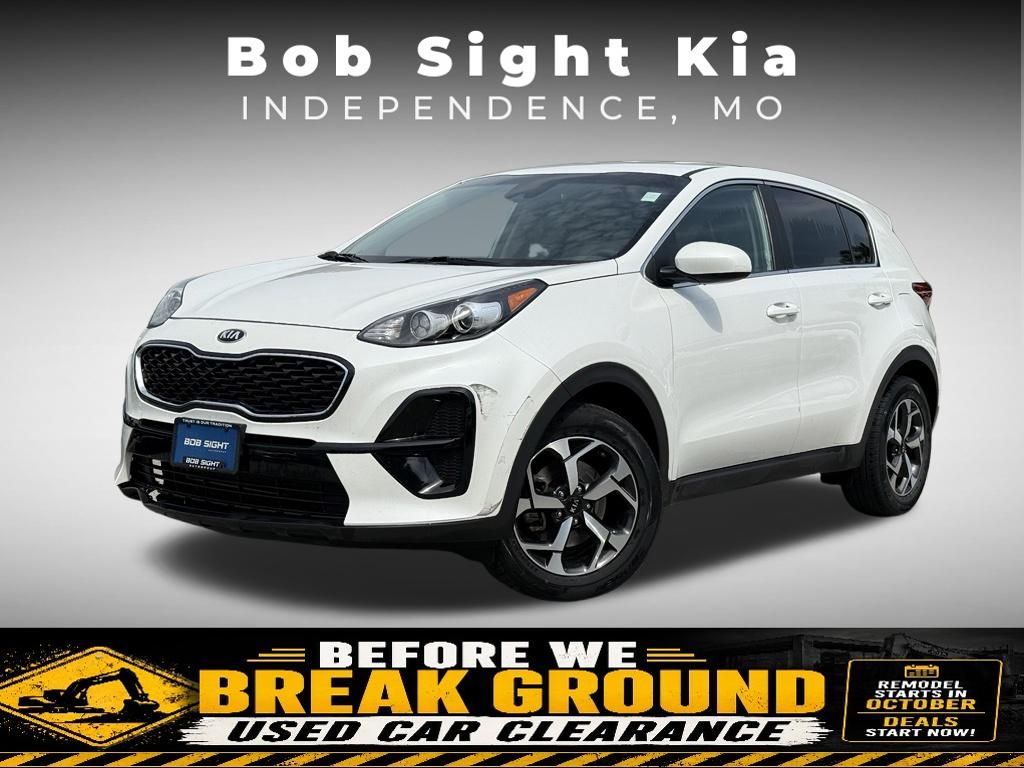 Snow White Pearl 2022 Kia Sportage SUV / Crossover Front-Wheel Drive 6-Speed Automatic Overdrive