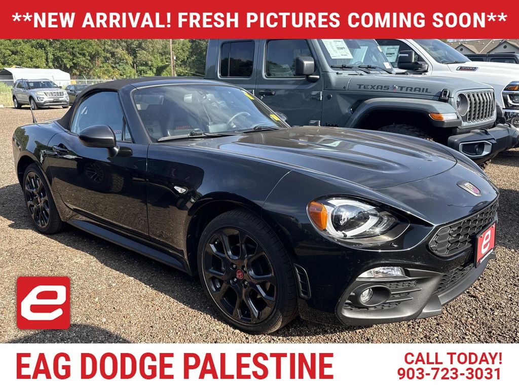 Forte Black Metallic 2019 FIAT 124 Spider Convertible Rear-Wheel Drive 6-Speed Manual