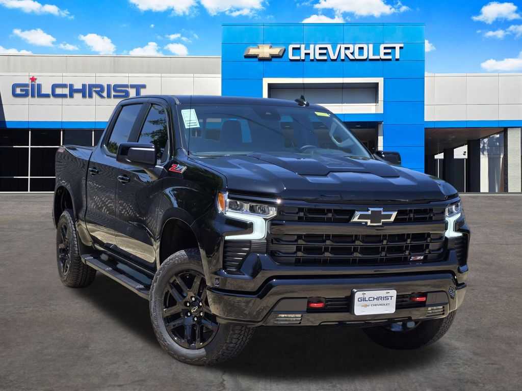 Black 2026 Chevrolet Silverado 1500 Pickup Truck Four-Wheel Drive Automatic
