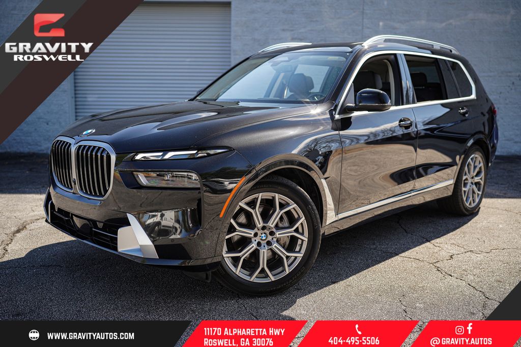 Black Sapphire Metallic 2024 BMW X7 SUV / Crossover All-Wheel Drive Automatic