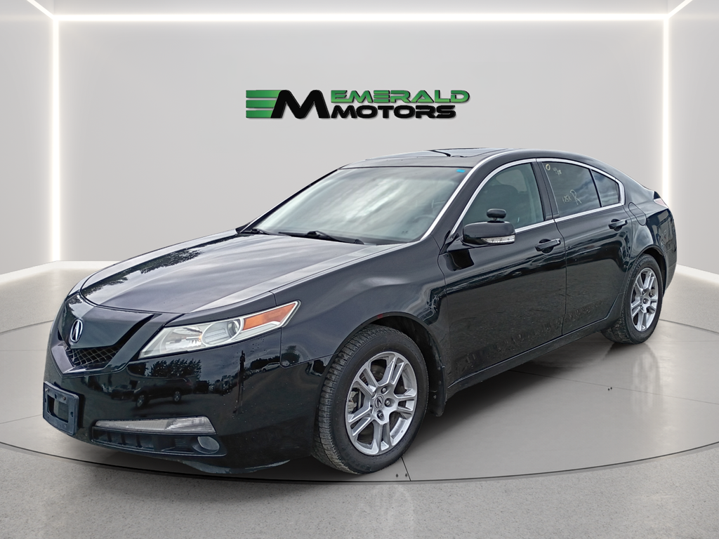 Black 2011 Acura TL Sedan Front-Wheel Drive 5-Speed Automatic