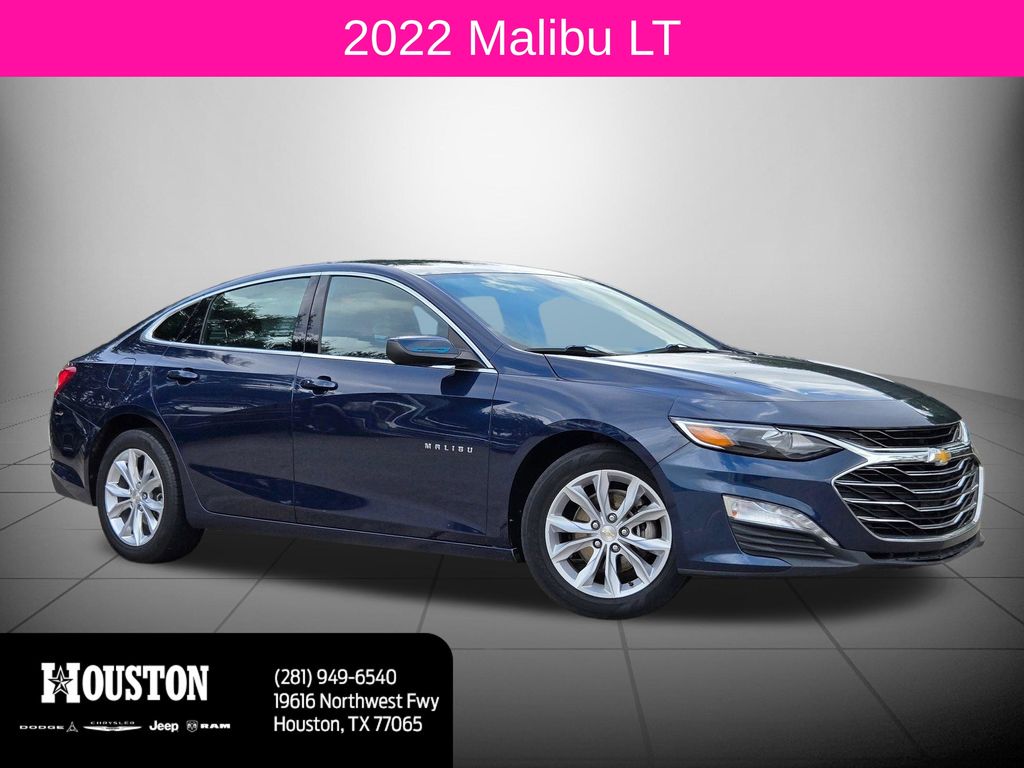 Northsky Blue Metallic 2022 Chevrolet Malibu Sedan Front-Wheel Drive Continuously Variable Transmission