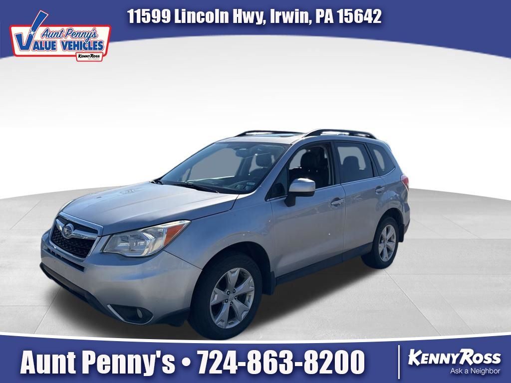 Ice Silver Metallic 2016 Subaru Forester 2.5i Limited SUV / Crossover All-Wheel Drive Continuously Variable Transmission