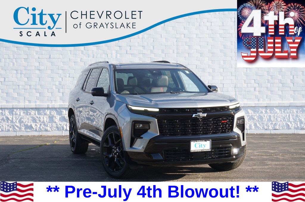 Sterling Gray Metallic 2026 Chevrolet Traverse SUV / Crossover Four-Wheel Drive 8-Speed Automatic