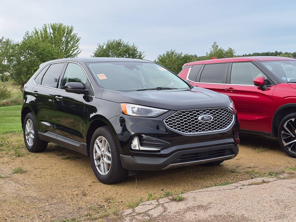 Agate Black Metallic 2024 Ford Edge SUV / Crossover All-Wheel Drive 8-Speed Automatic