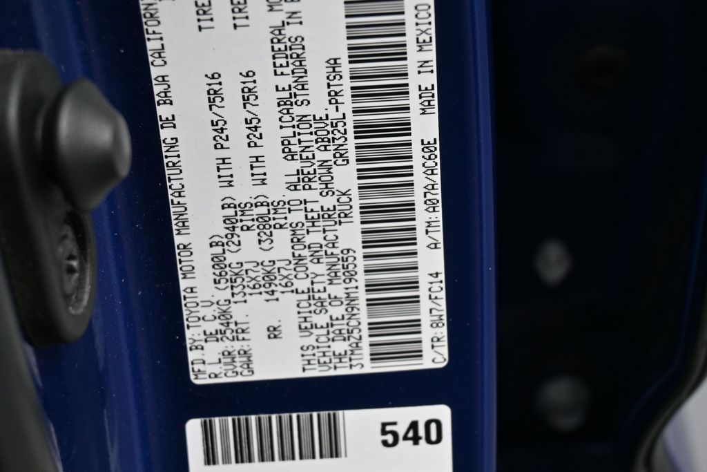 Used 2022 Blue Toyota SR5 image 17