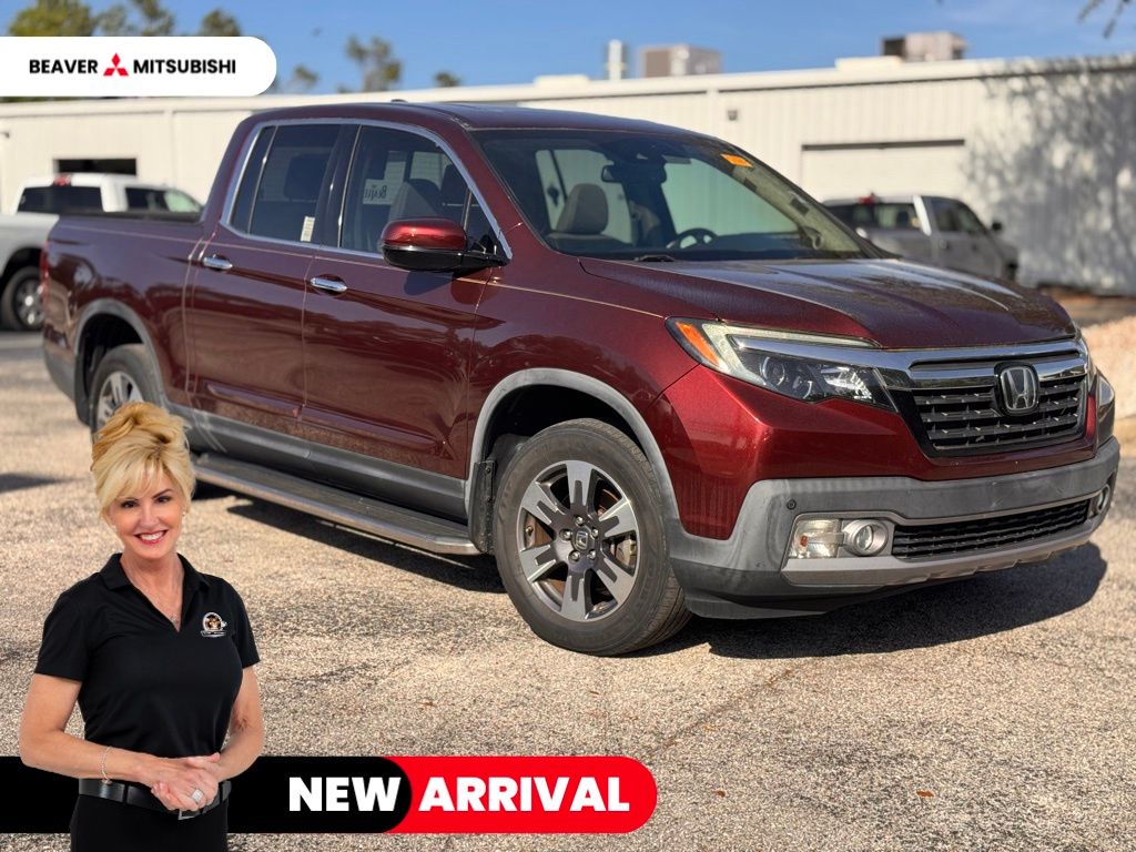 Red (Deep Scarlet Pearl) 2019 Honda Ridgeline RTL-E AWD Pickup Truck All-Wheel Drive 6-Speed Automatic