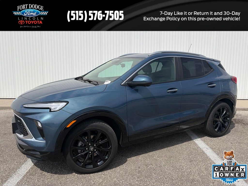 Ocean Blue Metallic 2024 Buick Encore GX SUV / Crossover All-Wheel Drive 9-Speed Automatic