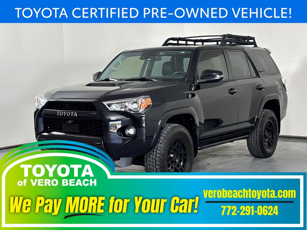 Midnight Black Metallic 2024 Toyota 4Runner TRD Pro 4WD SUV / Crossover Four-Wheel Drive 5-Speed Automatic