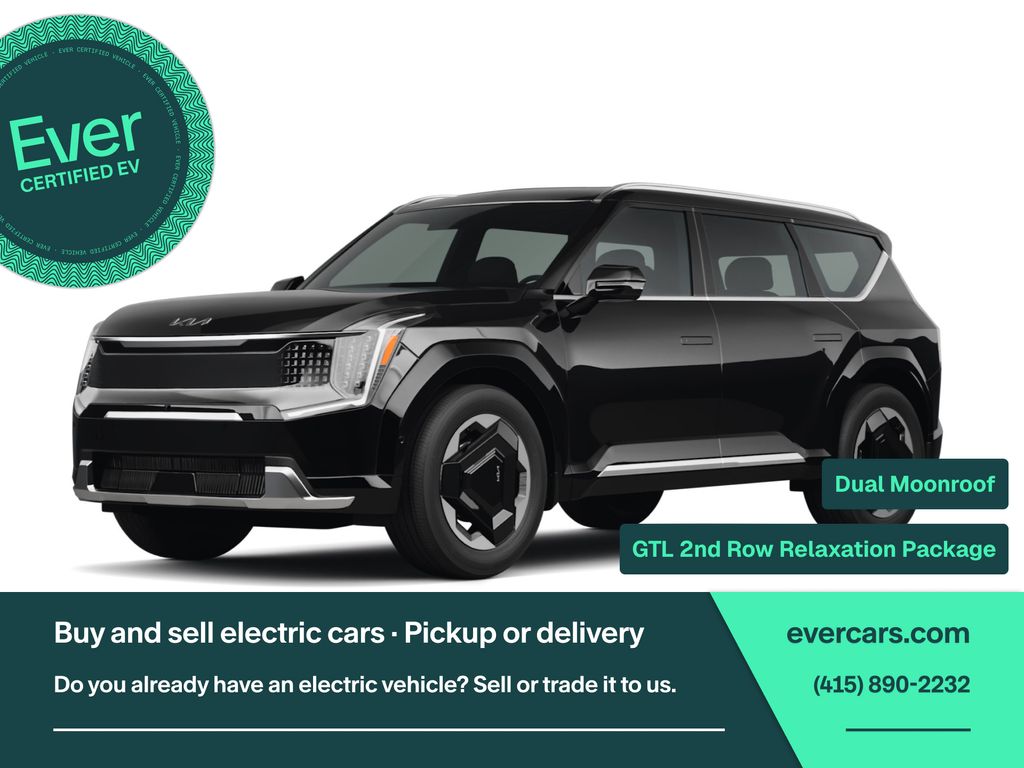 Aurora Black Pearl 2024 Kia EV9 SUV / Crossover All-Wheel Drive 1-Speed Automatic