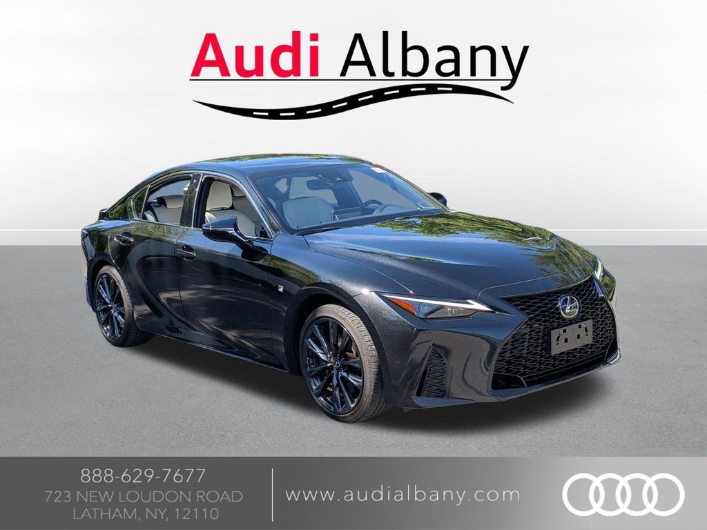 Black (Caviar) 2024 Lexus IS 350 F Sport AWD Sedan All-Wheel Drive 6-Speed Automatic