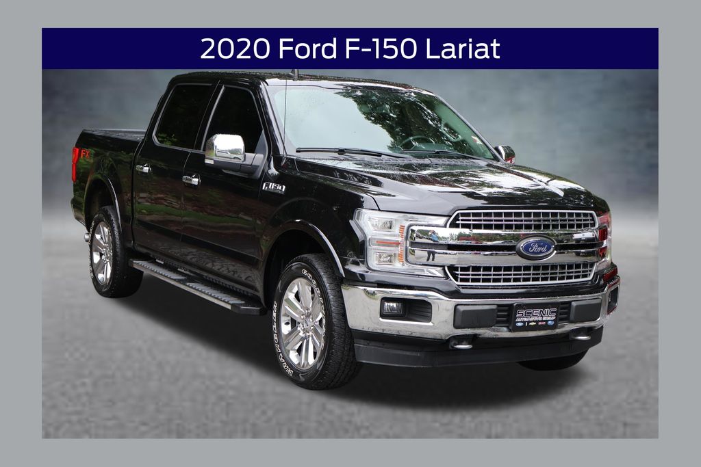 Black Metallic 2020 Ford F-150 Pickup Truck Four-Wheel Drive Automatic