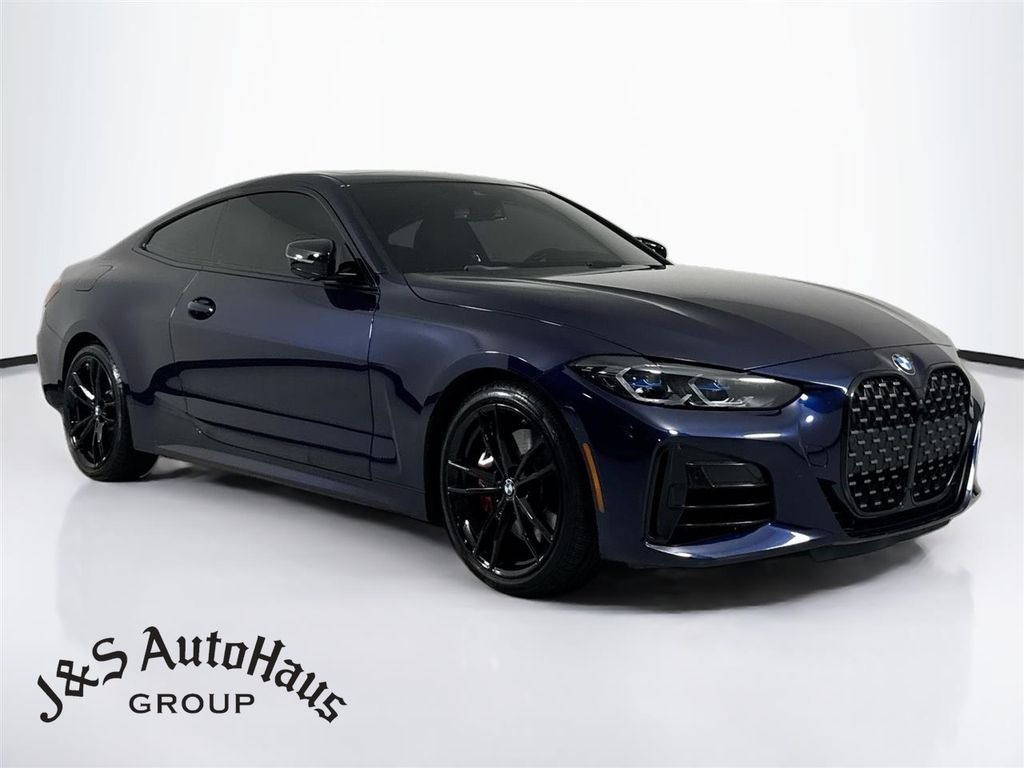 Tanzanite Blue II Metallic 2022 BMW 4 Series Coupe All-Wheel Drive 8-Speed Automatic