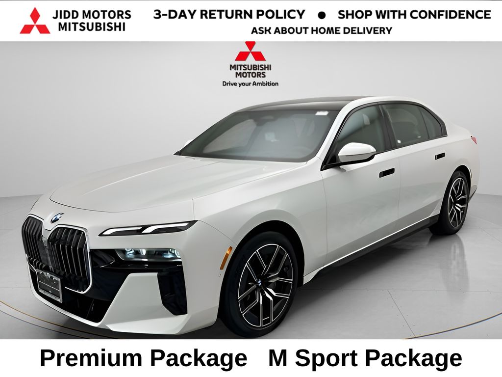 White Metallic 2025 BMW 7 Series 740i xDrive Sedan All-Wheel Drive 8-Speed Automatic