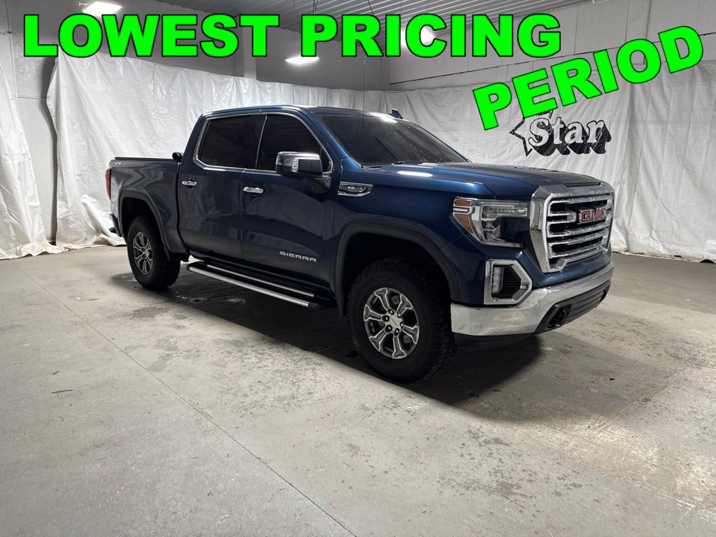 Pacific Blue Metallic 2020 GMC Sierra 1500 Pickup Truck Four-Wheel Drive Automatic