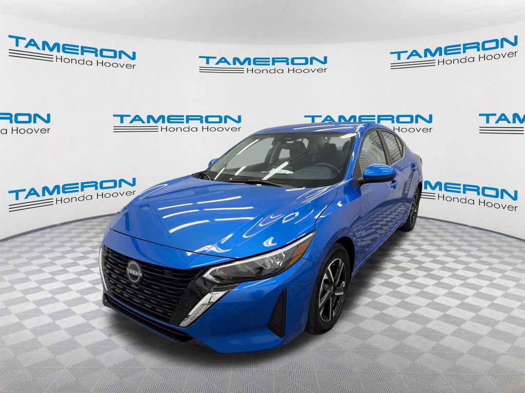 Electric Blue Metallic 2025 Nissan Sentra Sedan Front-Wheel Drive Continuously Variable Transmission