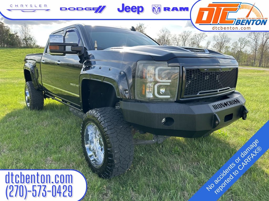 Black 2018 Chevrolet Silverado 3500HD LTZ Crew Cab 4WD Pickup Truck Four-Wheel Drive 6-Speed Automatic