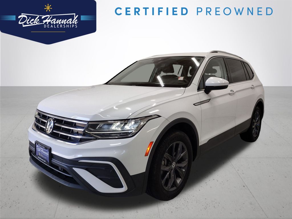 White 2022 Volkswagen Tiguan SUV / Crossover Front-Wheel Drive 8-Speed Automatic