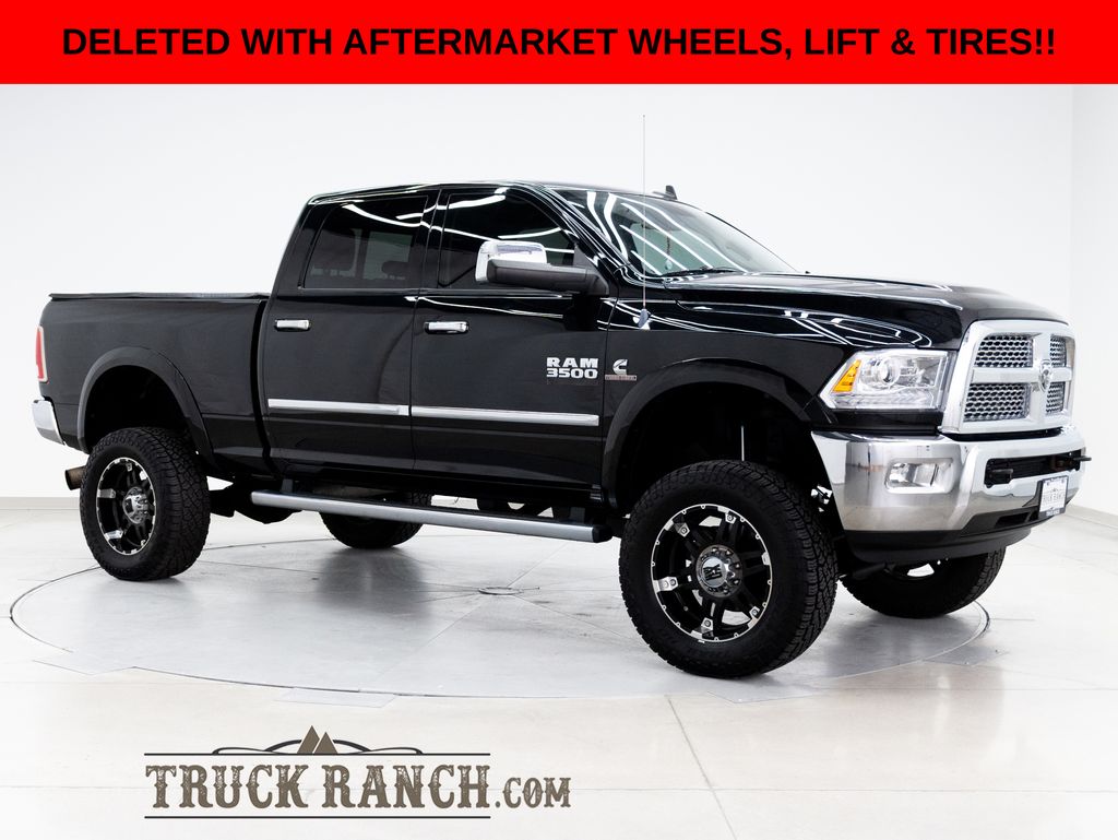 Black Clearcoat 2013 RAM 3500 Pickup Truck Four-Wheel Drive 6-Speed Automatic