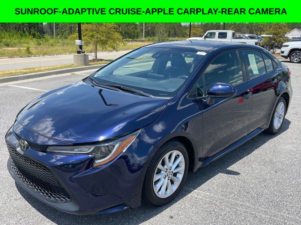 Blue Crush Metallic 2022 Toyota Corolla Sedan Front-Wheel Drive Continuously Variable Transmission