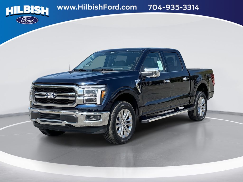 Antimatter Blue Metallic 2026 Ford F-150 Lariat SuperCrew 4WD Pickup Truck Four-Wheel Drive Automatic