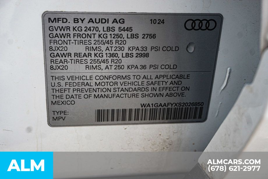 Used 2025 Black Audi  image 64