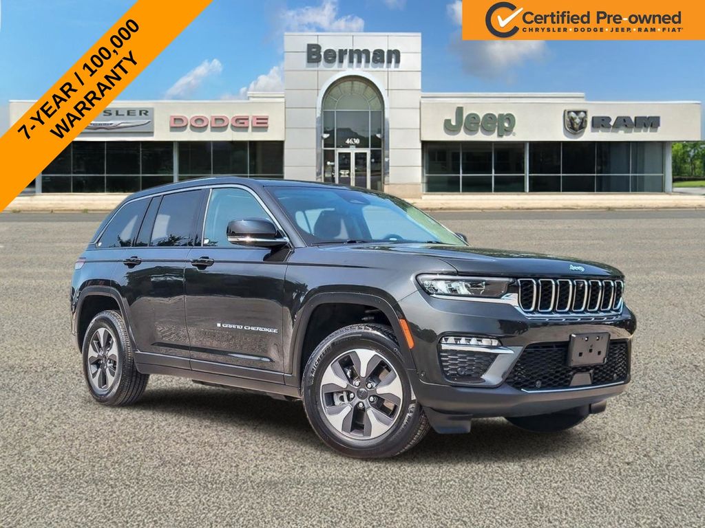 Rocky Mountain Pearlcoat 2023 Jeep Grand Cherokee 4xe SUV / Crossover Four-Wheel Drive 8-Speed Automatic