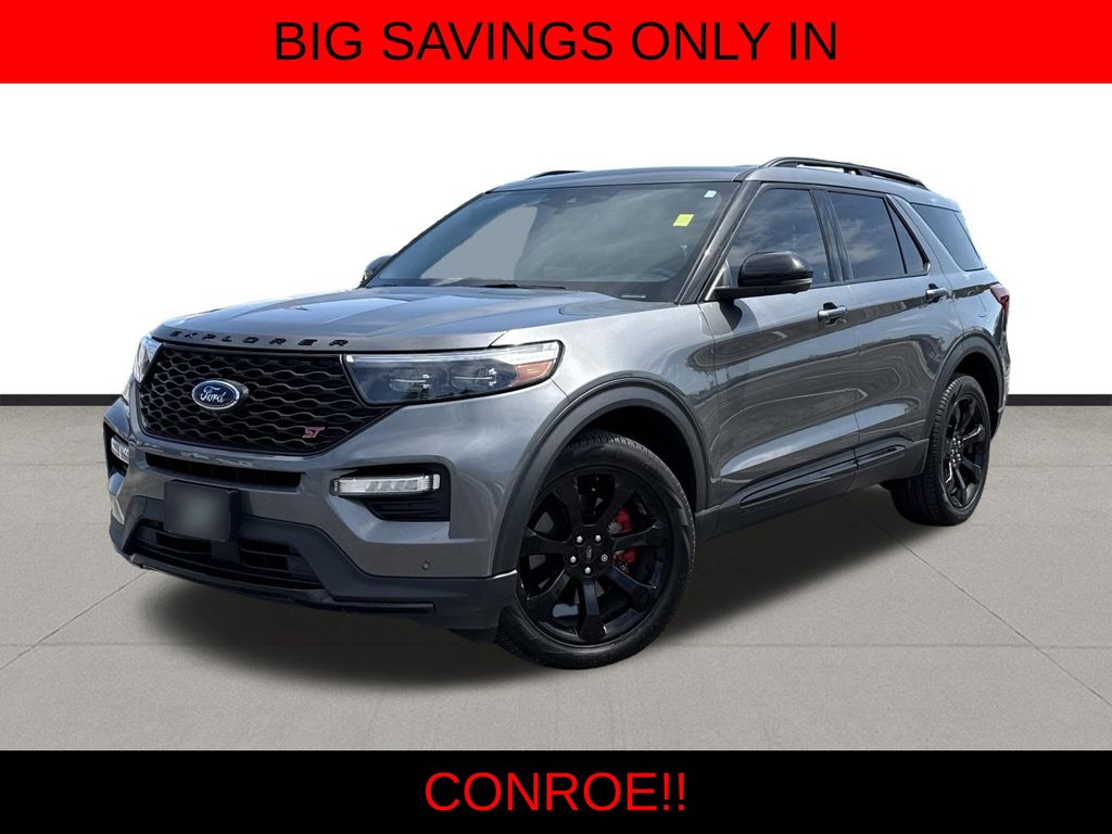Gray Metallic 2023 Ford Explorer SUV / Crossover All-Wheel Drive Automatic