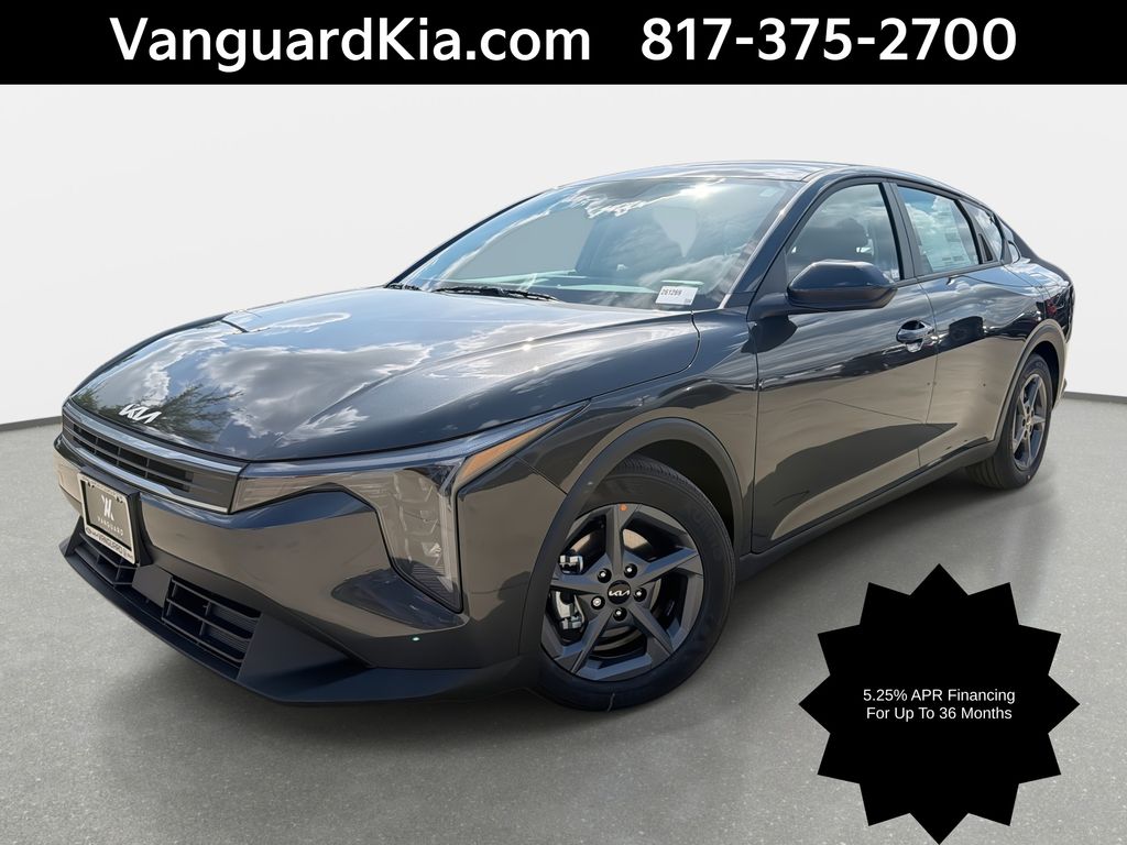 Interstellar Gray 2026 Kia K4 LX FWD Sedan Front-Wheel Drive Continuously Variable Transmission