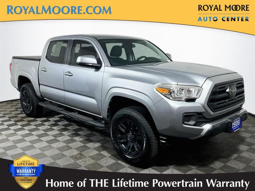 Silver Sky Metallic 2019 Toyota Tacoma Pickup Truck 4X2 6-Speed Automatic