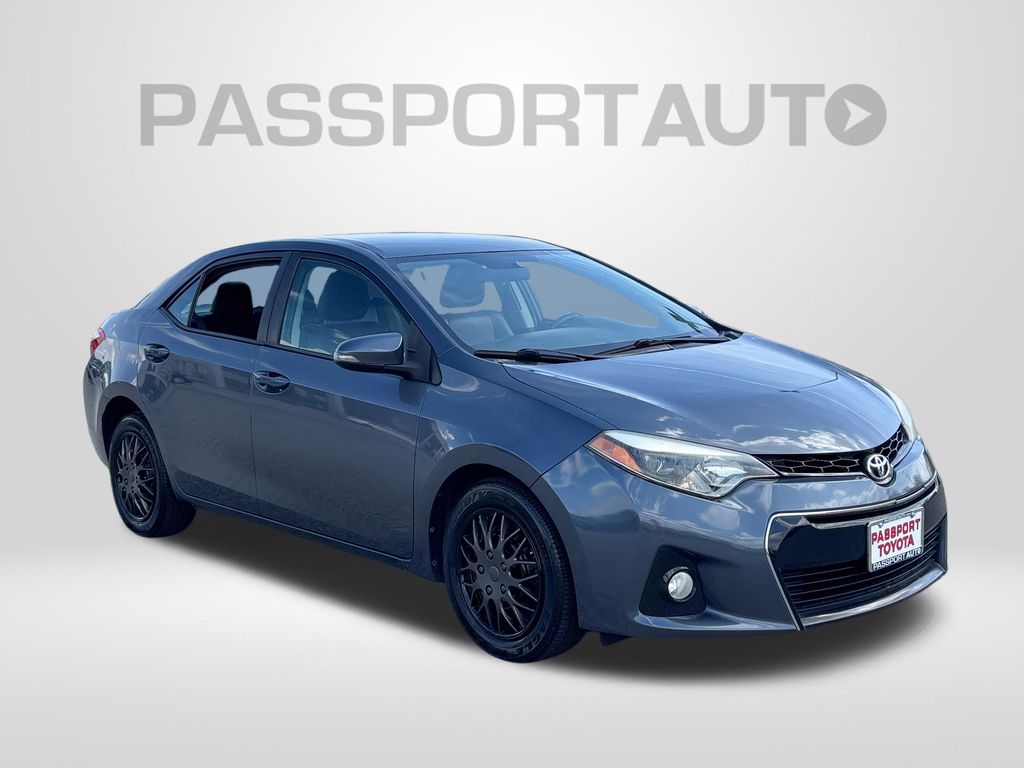 Slate Metallic 2016 Toyota Corolla S Sedan Front-Wheel Drive Automatic